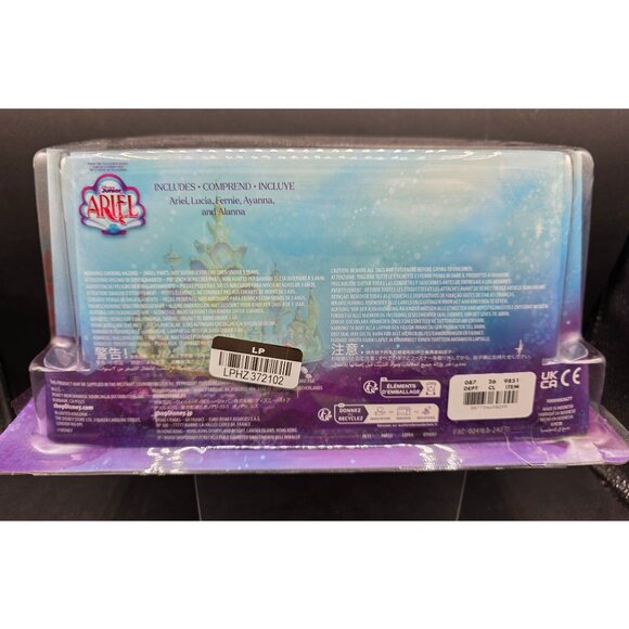 Disney Junior Ariel Figurine Playset Ariel Lucia Fernie Ayanna & Alanna 5 Figure - Picture 5 of 5